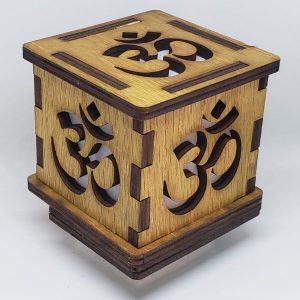 Om Baby LightBox — Mini Meditation Wooden Night Light