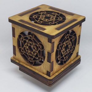 Metatron's Cube Baby LightBox — Mini Sacred Geometry Night Light