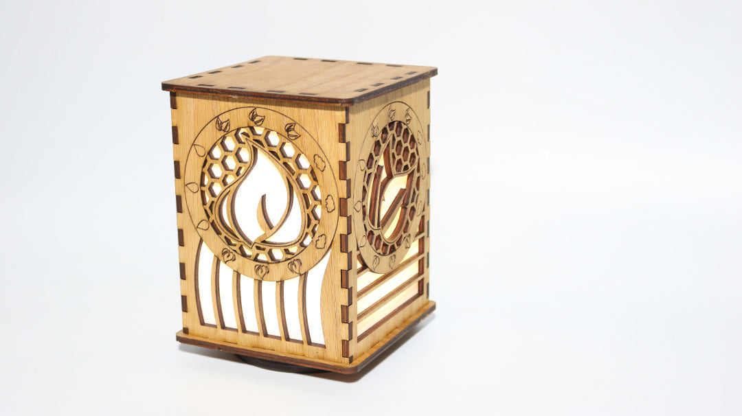 Elements LightBox — Fire (lit)