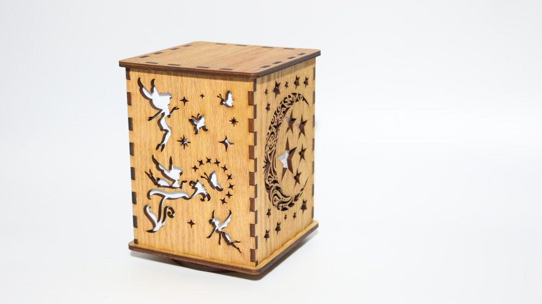 Night Time Fairies LightBox — Fairies At Play (unlit)