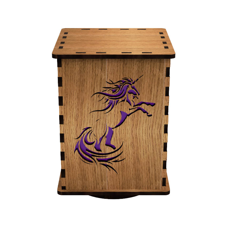 Mythical Creatures LightBox — Laser-Cut Wooden LED Night Light