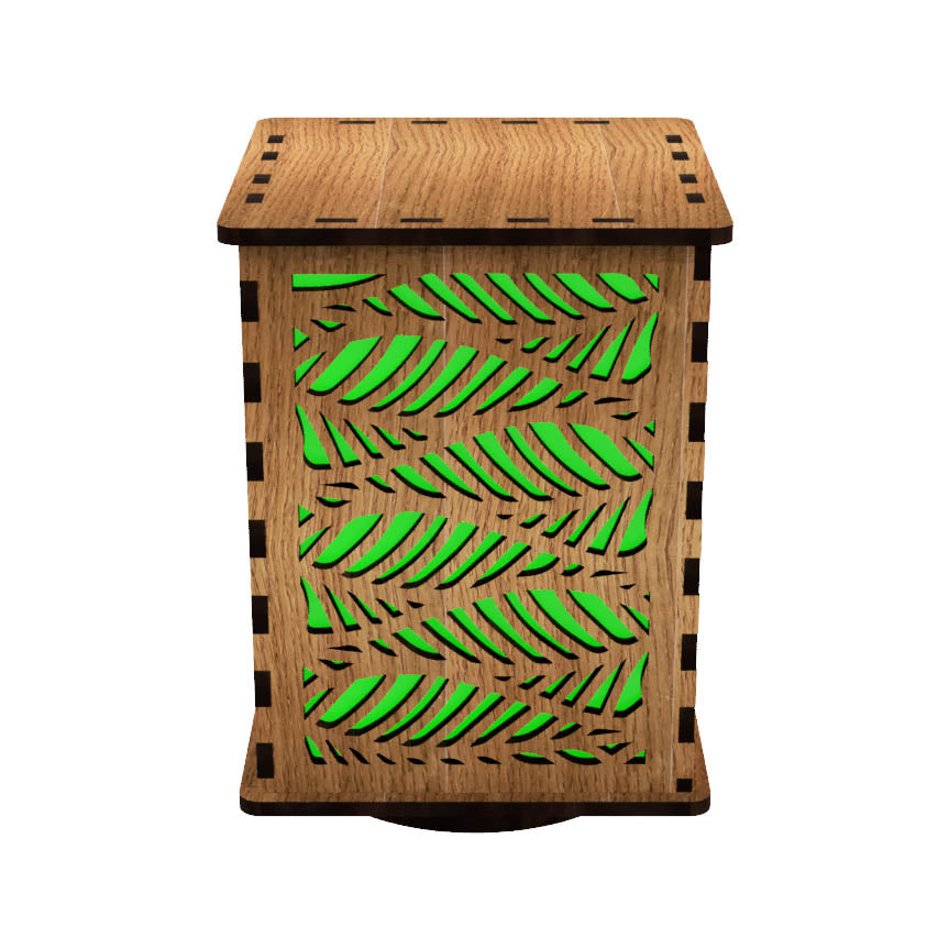 Leaf Life LightBox — Laser-Cut Nature Night Light with RGB LEDs