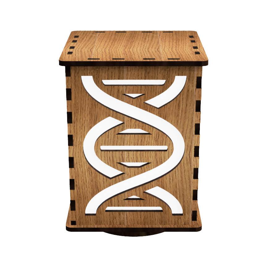 Scientific Studies LightBox — Laser-Cut Wooden LED Night Light for Curious Minds