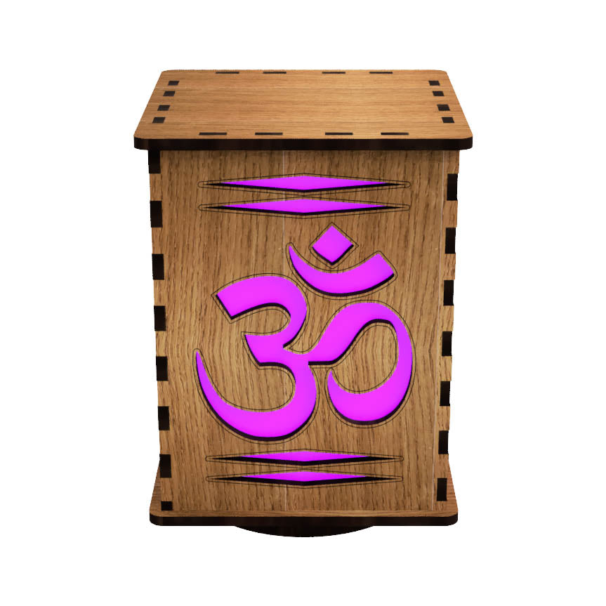 Symbols LightBox — Laser-Cut Wooden LED Light with Iconic Designs