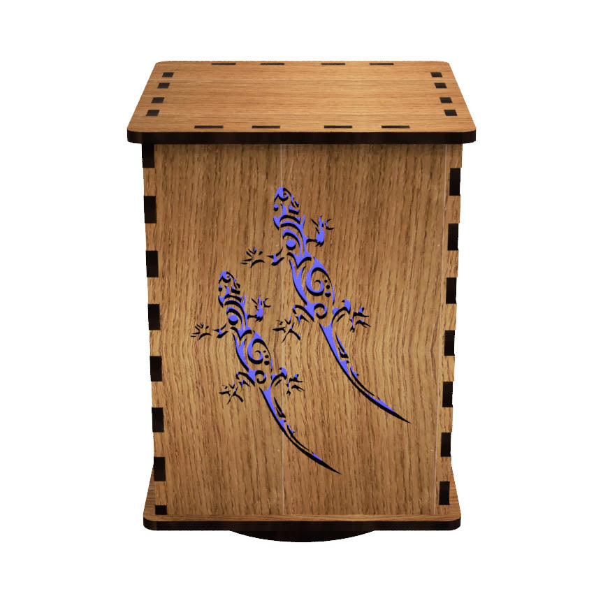 Tree Animals LightBox — Laser-Cut Wooden Night Light with LED Glow