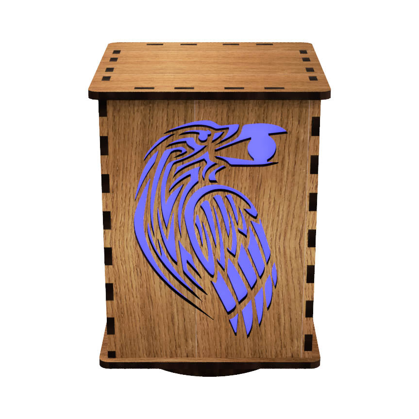 Tree Animals LightBox — Laser-Cut Wooden Night Light with LED Glow