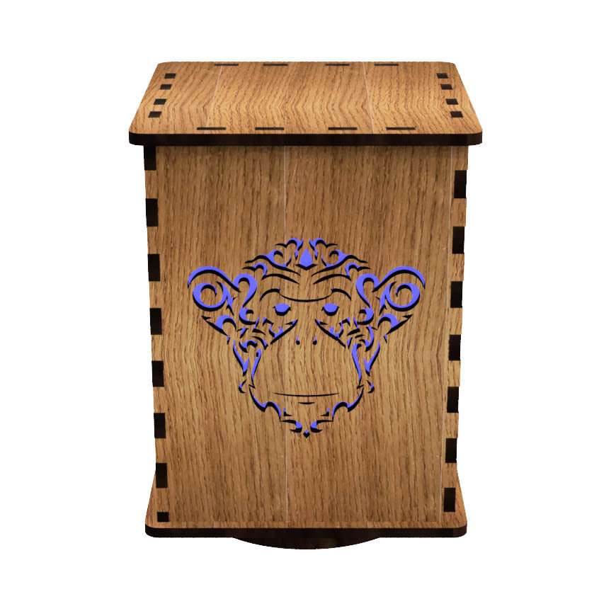 Tree Animals LightBox — Laser-Cut Wooden Night Light with LED Glow