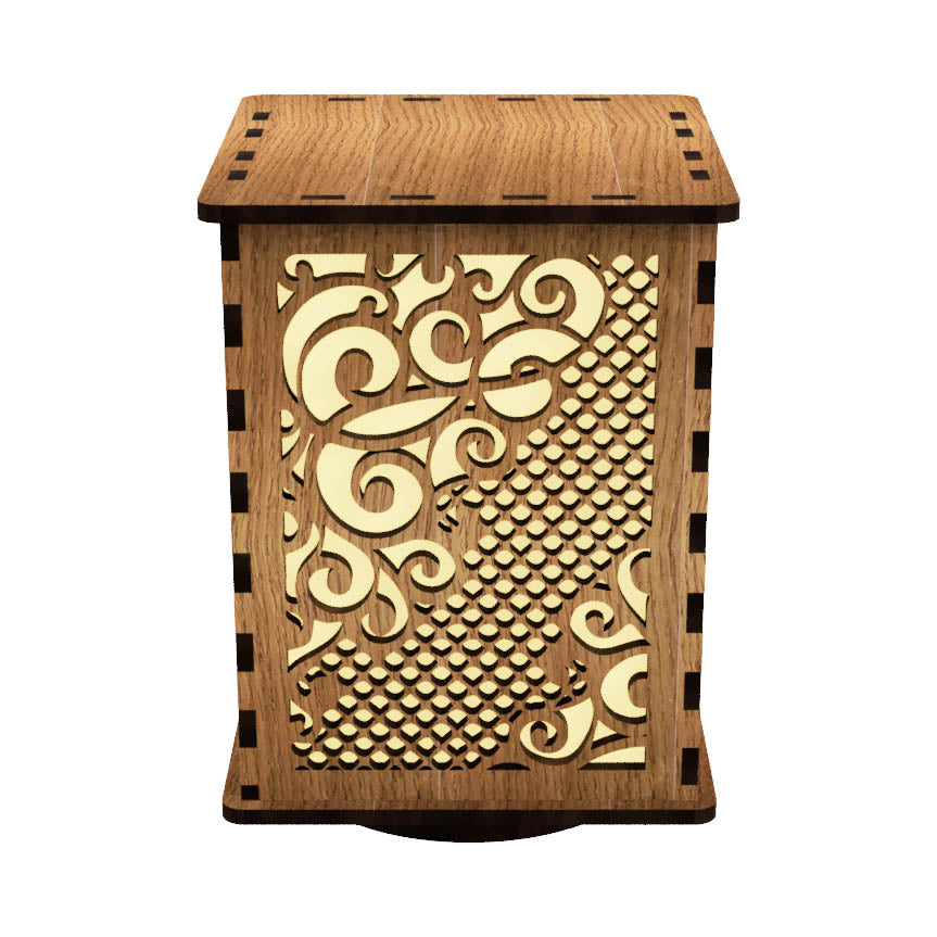 Majestic Movements LightBox — Laser-Cut Wooden LED Night Light