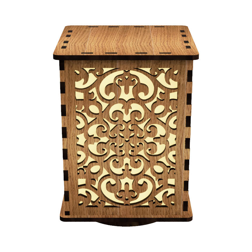Majestic Movements LightBox — Laser-Cut Wooden LED Night Light