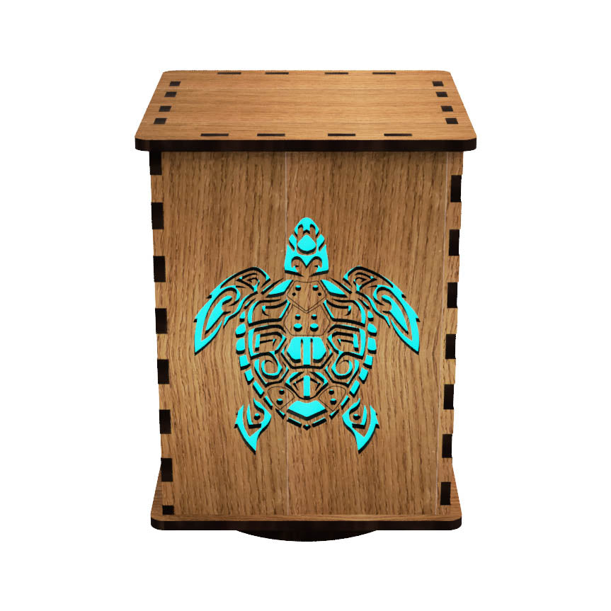 Water Animals LightBox — Laser-Cut Wooden LED Night Light