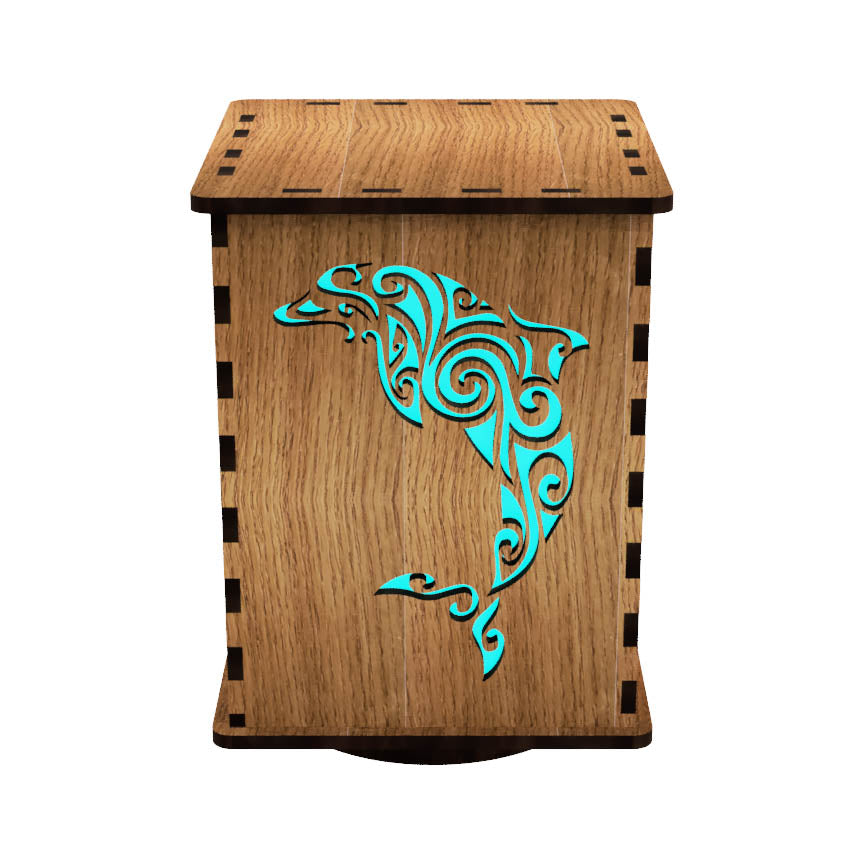 Water Animals LightBox — Laser-Cut Wooden LED Night Light