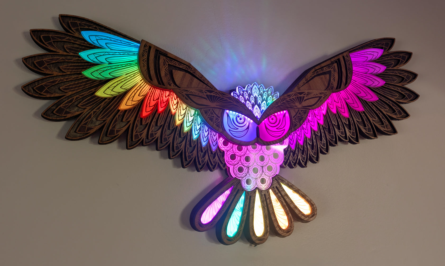 Owl-Luma - The Festival Owl - Programmable LED Art